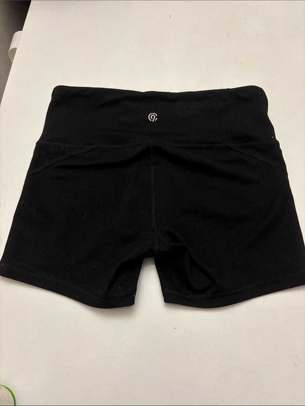 Champion Black High-Rise Athletic Bike Shorts